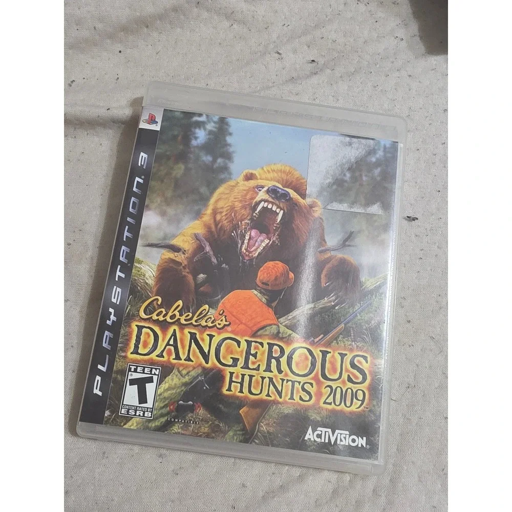 Cabela's Dangerous Hunts 2009‎ Sony PlayStation 3 PS3 Activision Hunting Game